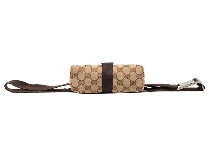 Borsa a tracolla Gucci GG Canvas beige - vista 3