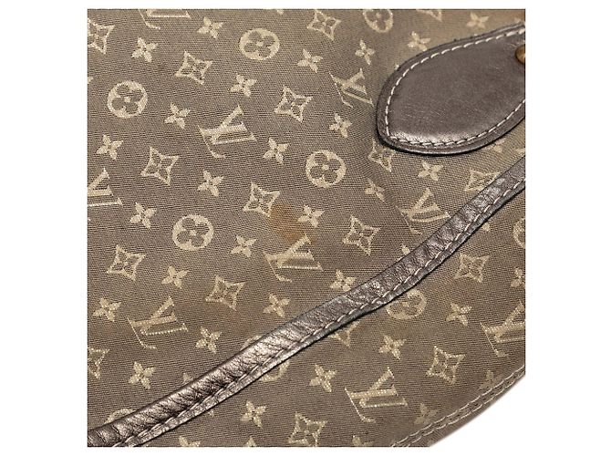 Borsa Louis Vuitton Monogram Mini Lin Angele Grigia Grigio - vista 8