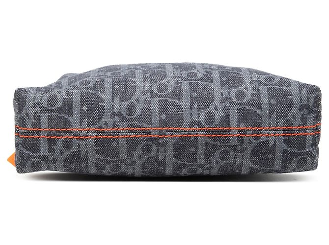 Pochette cosmetici Blue Dior Oblique Denim Flight - vista 3