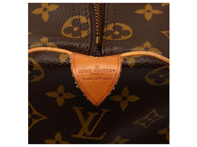 Borsa da viaggio Louis Vuitton Monogram Keepall 50 marrone - vista 7
