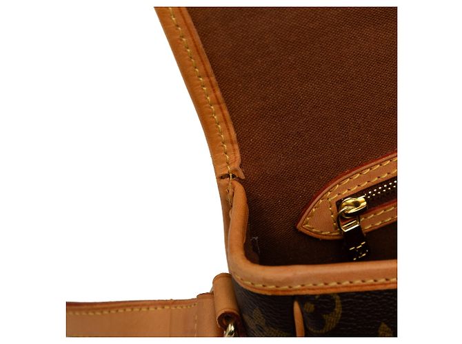 Borsa a tracolla Louis Vuitton Monogram Sologne marrone - vista 7