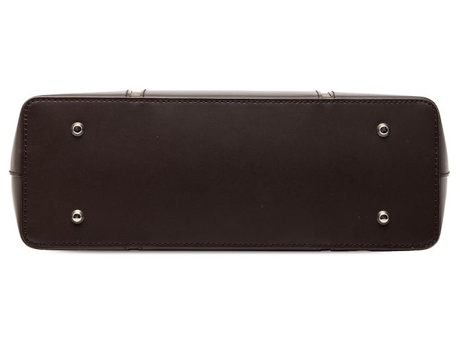 Borsa a mano in pelle marrone Burberry - vista 3