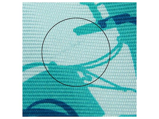 Twilly in seta Hermès Rayons X Blue - vista 9