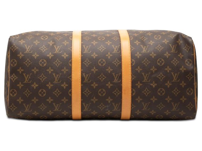 Borsa da viaggio Louis Vuitton Monogram Keepall 50 marrone - vista 3