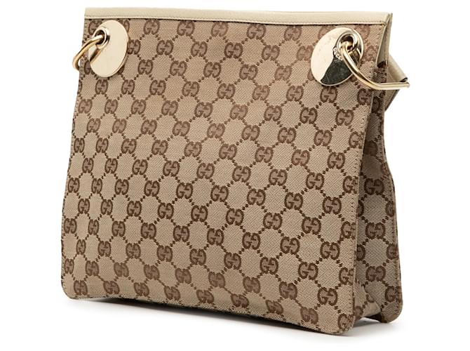 Borsa a tracolla Gucci GG Canvas Eclipse marrone - vista 2