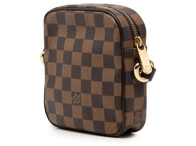 Borsa a tracolla Louis Vuitton Damier Ebene Rift marrone - vista 2