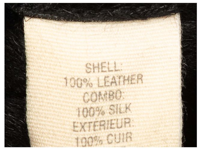 Maison Martin Margiela Chaleco de shearling negro MM6 Maison Margiela Talla US S - vista 5