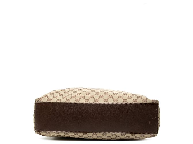 Tote Verticale Gucci GG Canvas Web marrone - vista 3