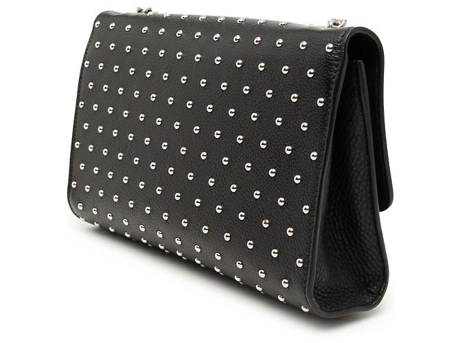 Gucci Medium Studded Leather Miss Bamboo Umhängetasche schwarz - Ansicht 2