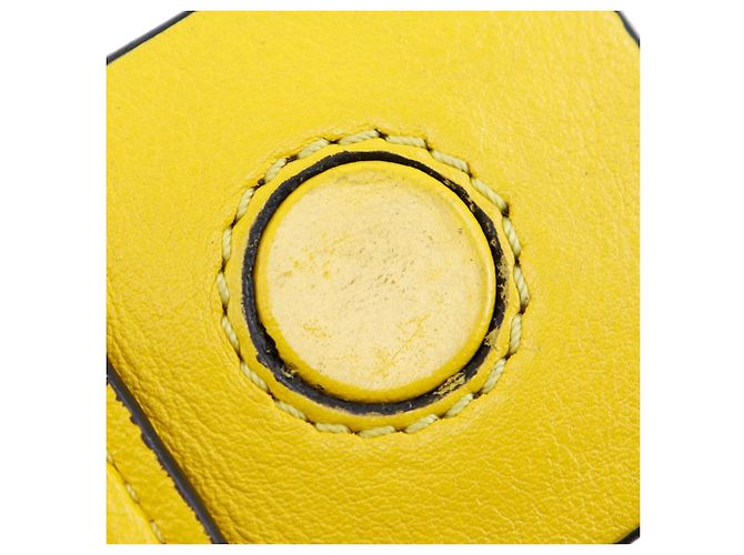 Borsa a tracolla Avenue in pelle Repeat Anagram LOEWE gialla Giallo - vista 4