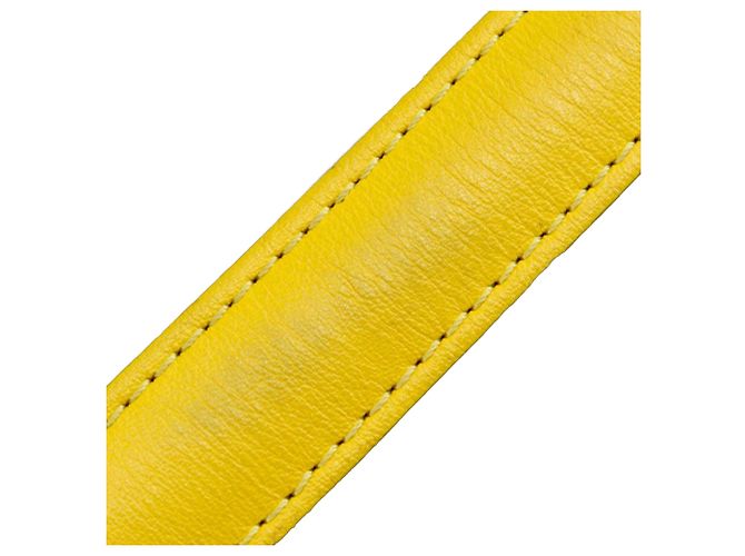 Borsa a tracolla Avenue in pelle Repeat Anagram LOEWE gialla Giallo - vista 8