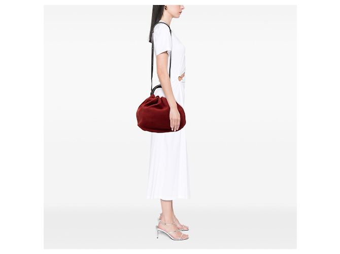 Borsa Satchel Bounce LOEWE in camoscio rosso - vista 7