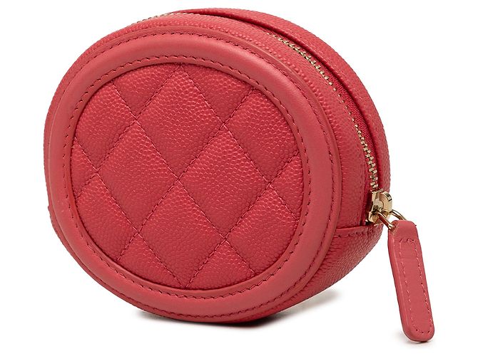 Portafoglio Chanel Caviar Filigree rosa - vista 2