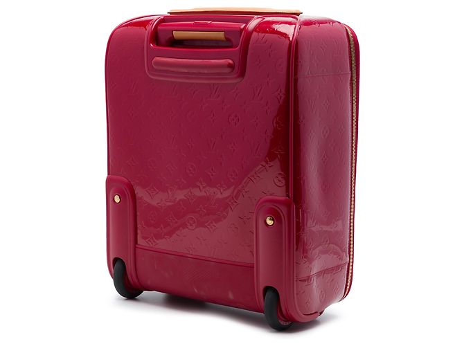 Borsa da viaggio Louis Vuitton Monogram Vernis Pegase 45 rossa Rosso - vista 2
