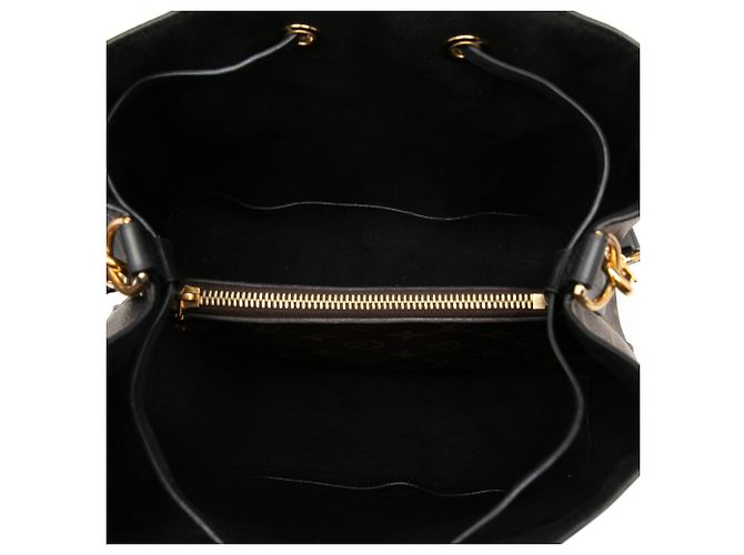 Borsa a secchiello Louis Vuitton Monogram Neonoe MM nera Nero - vista 4