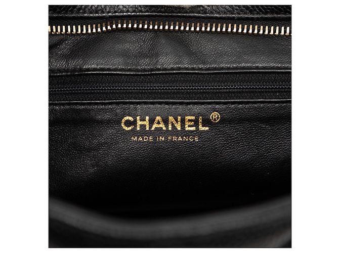 Tote Chanel Caviar Medallion nero - vista 5