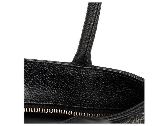 Tote Chanel Caviar Medallion nero - vista 6