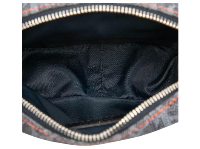 Portamonete Flight in denim blu Dior Oblique - vista 4