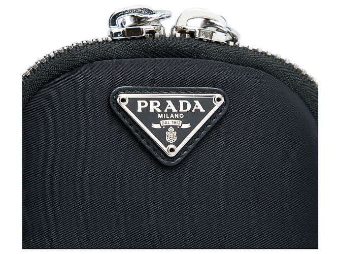Borsa porta-cellulare Prada Mini Tessuto Pocket Cargo Nera Nero - vista 5