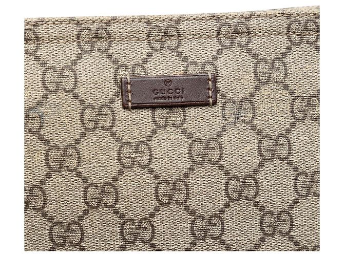 Borsa a tracolla Gucci GG Supreme Beige - vista 5