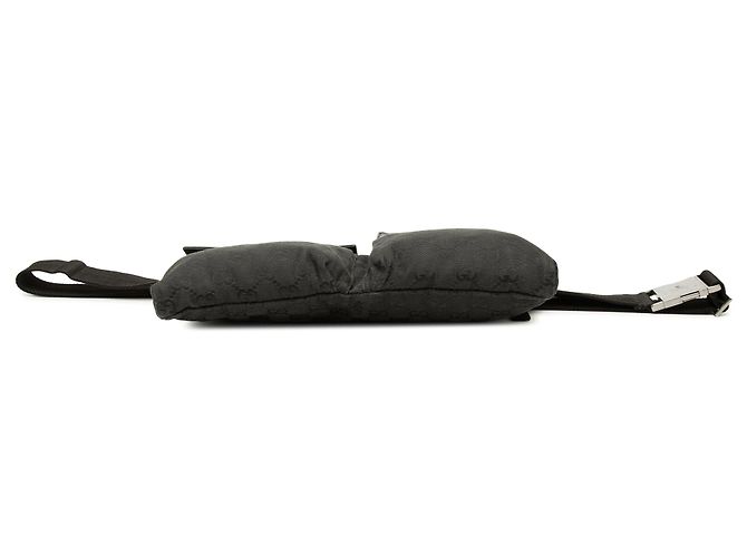 Borsa a tracolla Gucci GG Canvas con doppia tasca nera Nero - vista 3