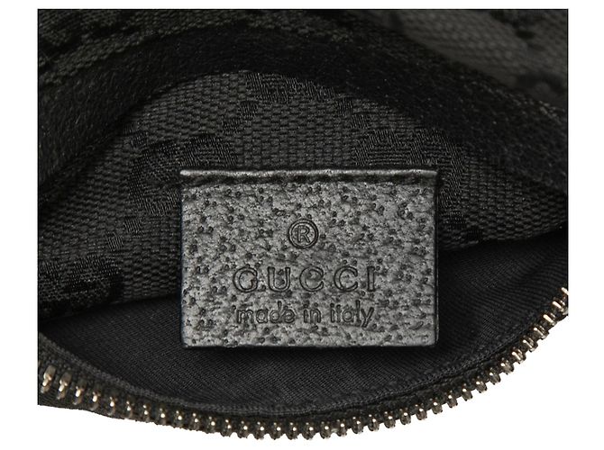 Borsa a tracolla Gucci GG Canvas con doppia tasca nera Nero - vista 5