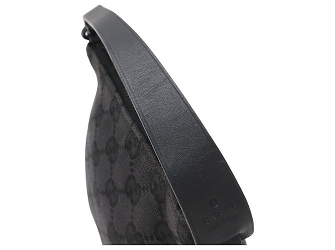 Borsa Gucci GG Canvas nera Nero - vista 7