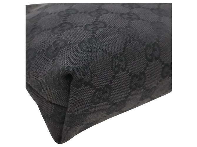 Borsa Gucci GG Canvas nera Nero - vista 8
