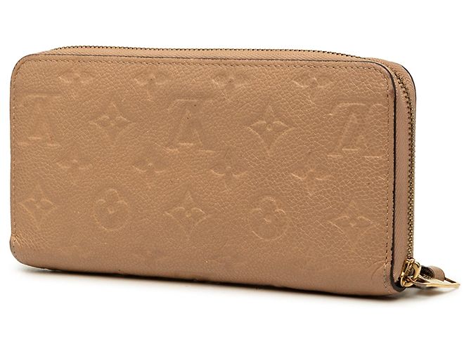 Cartera larga Zippy Louis Vuitton Monogram Empreinte Tan Camello - vista 2