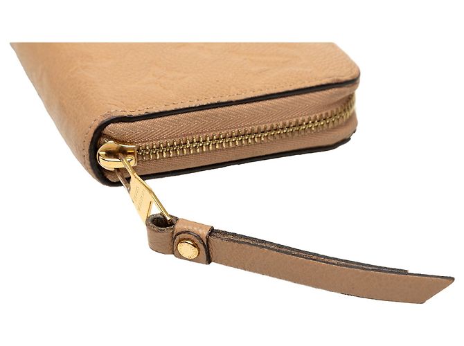 Cartera larga Zippy Louis Vuitton Monogram Empreinte Tan Camello - vista 6