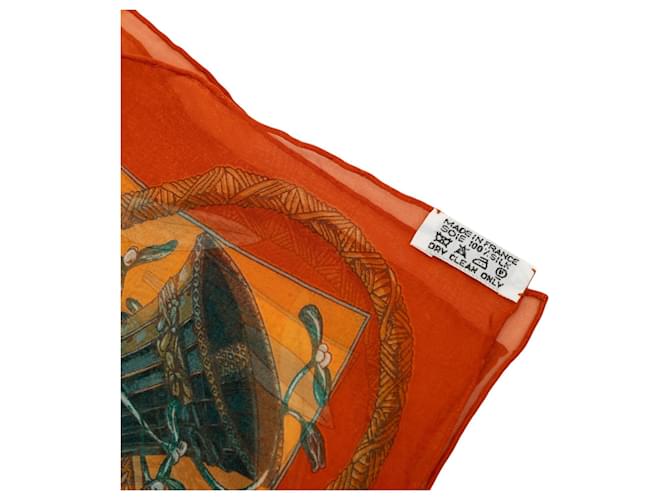 Sciarpa in seta Multi Hermès Amours 42 Multicolore - vista 4