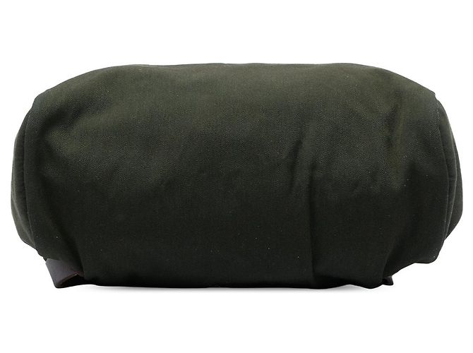 Zaino Hermès Toile Herbag GM verde - vista 3