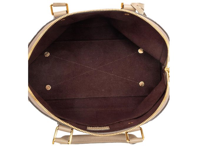 Borsa Louis Vuitton Monogram Empreinte Neo Alma PM Beige - vista 4