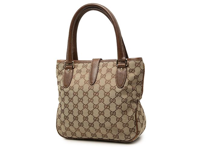 Borsa Jackie Tote Gucci GG Canvas Beige - vista 2