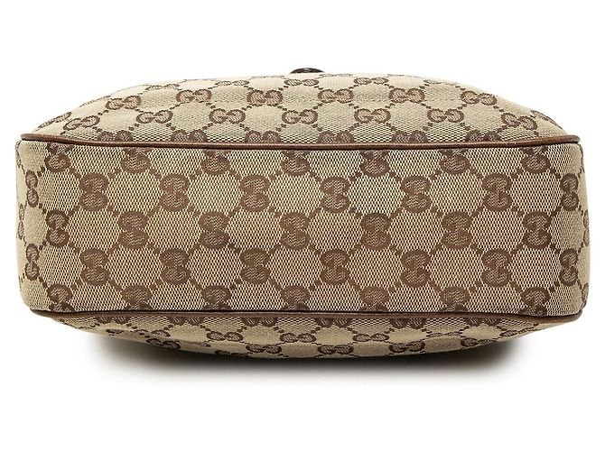 Borsa Jackie Tote Gucci GG Canvas Beige - vista 3