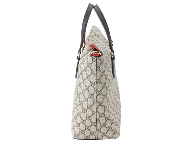 Borsa Tote e Borsa a tracolla Gucci GG Supreme Linea A Beige - vista 3