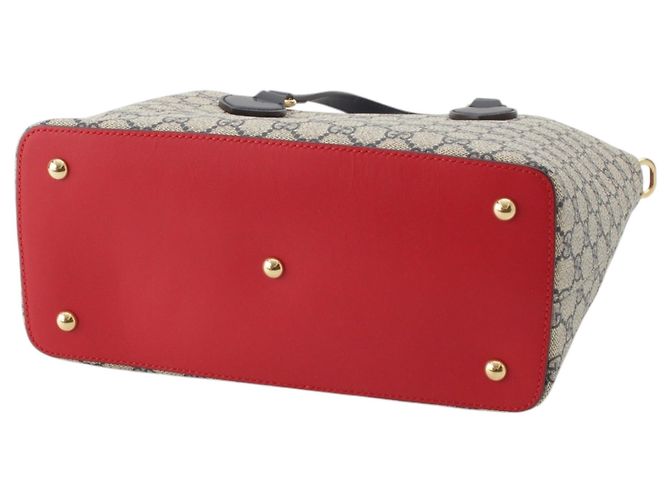Borsa Tote e Borsa a tracolla Gucci GG Supreme Linea A Beige - vista 5