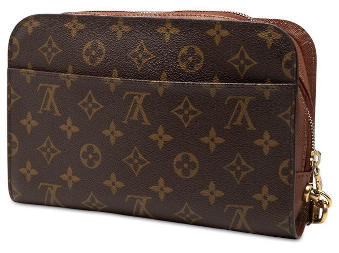 Clutch Louis Vuitton Monogram Orsay marrone - vista 2
