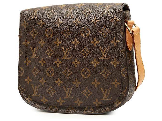 Borsa a tracolla Louis Vuitton Monogram Saint Cloud GM marrone - vista 2