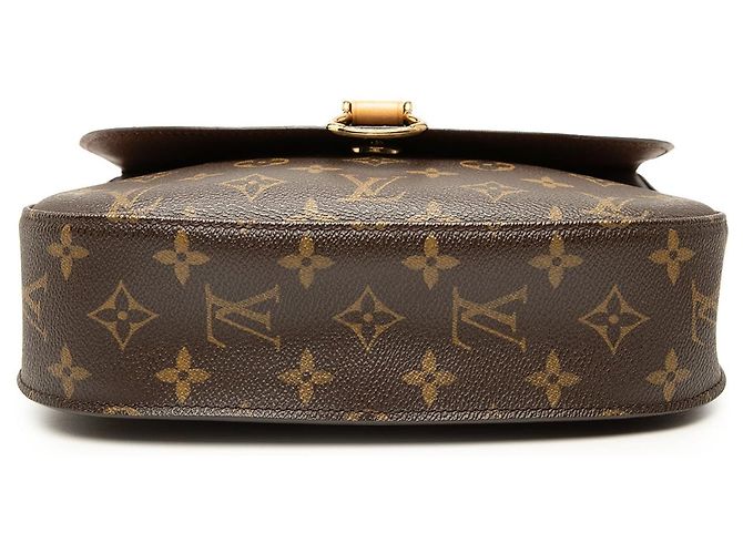 Borsa a tracolla Louis Vuitton Monogram Saint Cloud GM marrone - vista 3