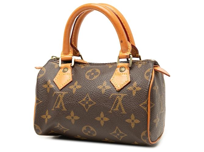 Borsa Louis Vuitton Monogram Mini Speedy HL marrone - vista 2