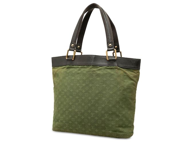 Borsa Louis Vuitton Monogram Mini Lin Lucille GM Verde - vista 2