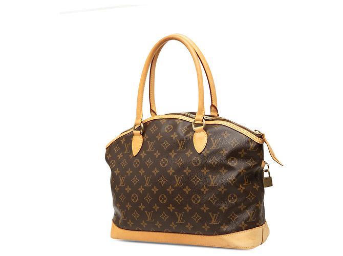 Borsa a mano orizzontale Louis Vuitton Monogram Lockit marrone - vista 2