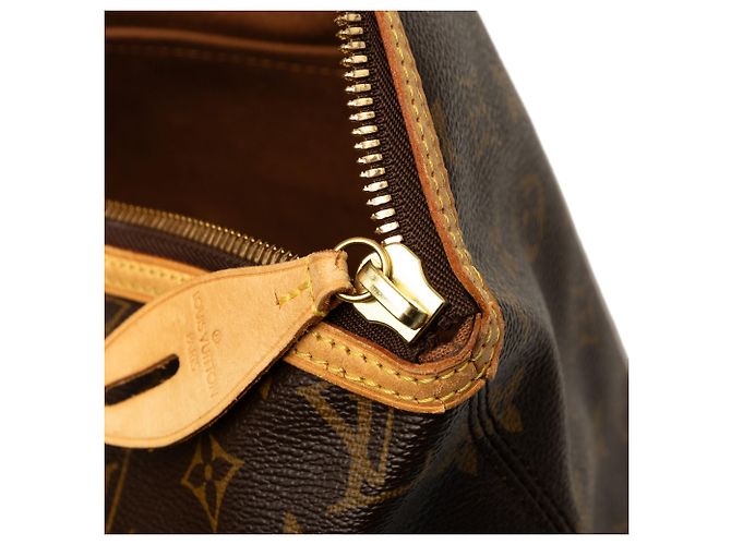 Borsa a mano orizzontale Louis Vuitton Monogram Lockit marrone - vista 7