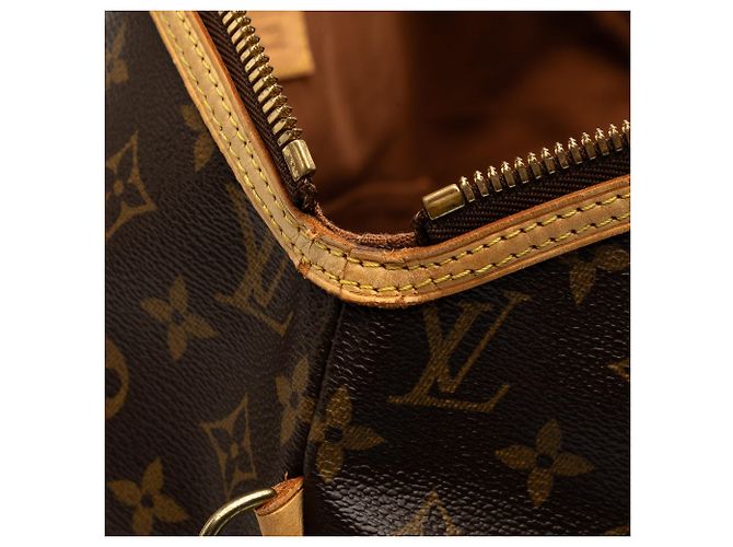 Borsa a mano orizzontale Louis Vuitton Monogram Lockit marrone - vista 8