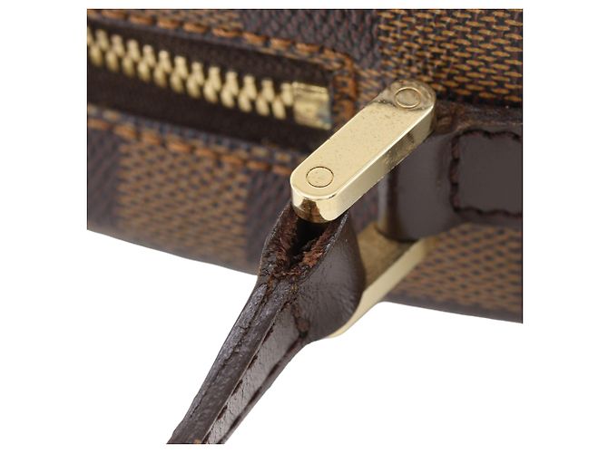 Borsa a tracolla Louis Vuitton Damier Ebene Ipanema PM Marrone - vista 14