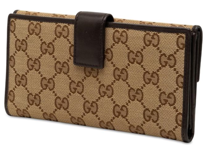 Cartera larga Gucci GG Canvas marrón Castaño - vista 2