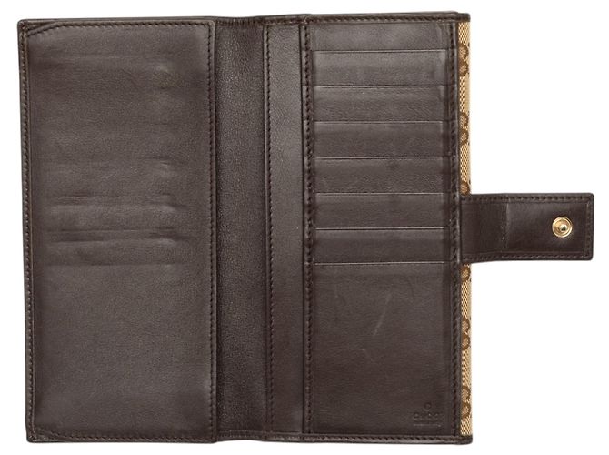 Cartera larga Gucci GG Canvas marrón Castaño - vista 5