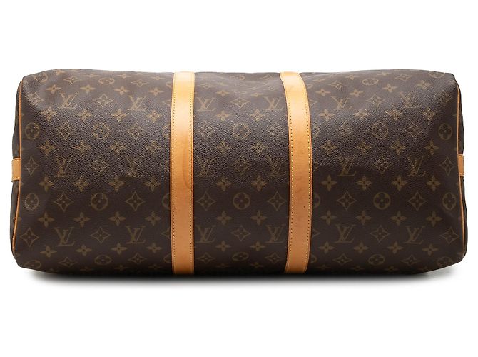 Borsa da viaggio Louis Vuitton Monogram Keepall Bandouliere 50 Marrone - vista 3