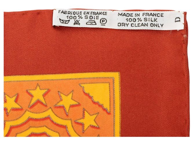 Hermès Seidentuch Multi Early America 90 Mehrfarben - Ansicht 2